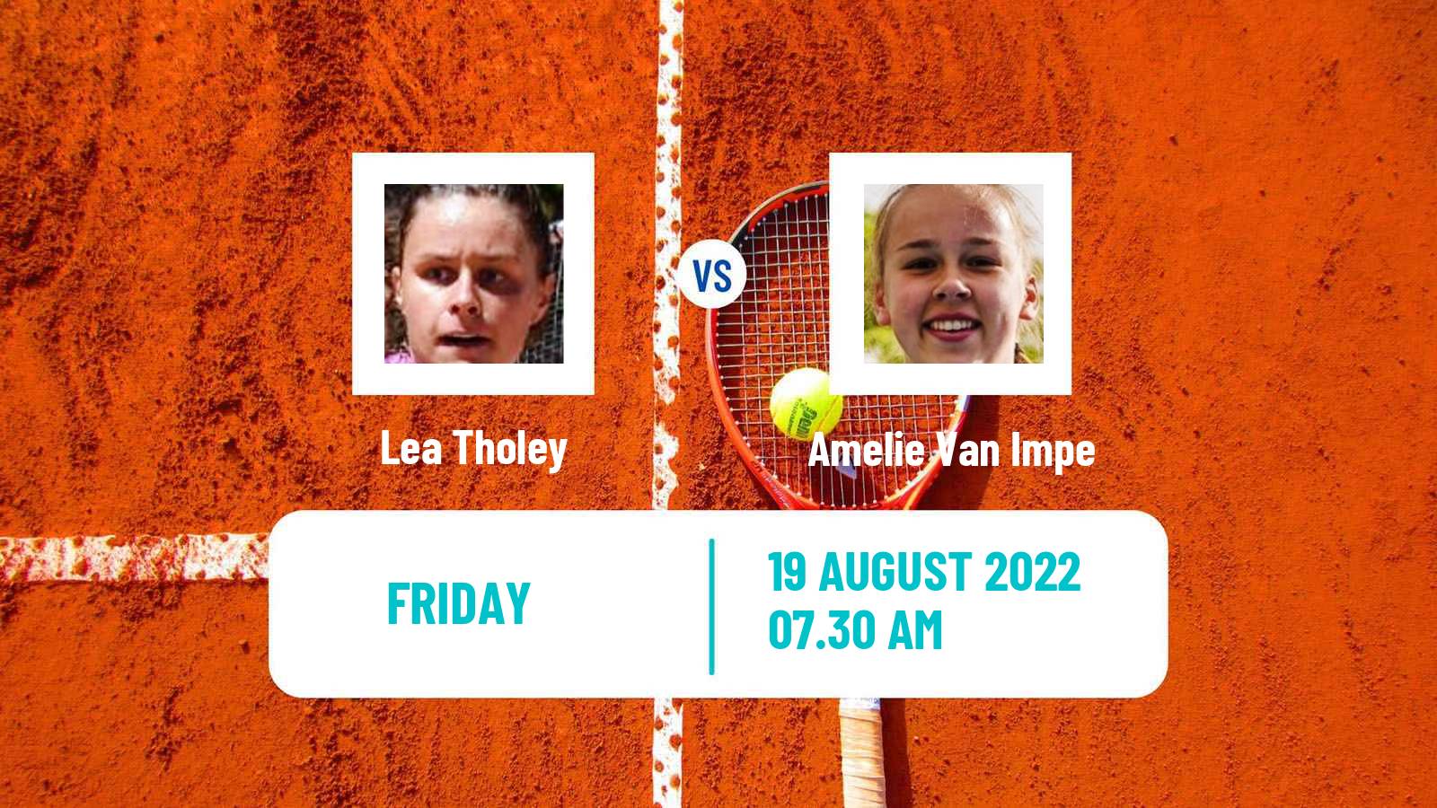 Tennis ITF Tournaments Lea Tholey - Amelie Van Impe