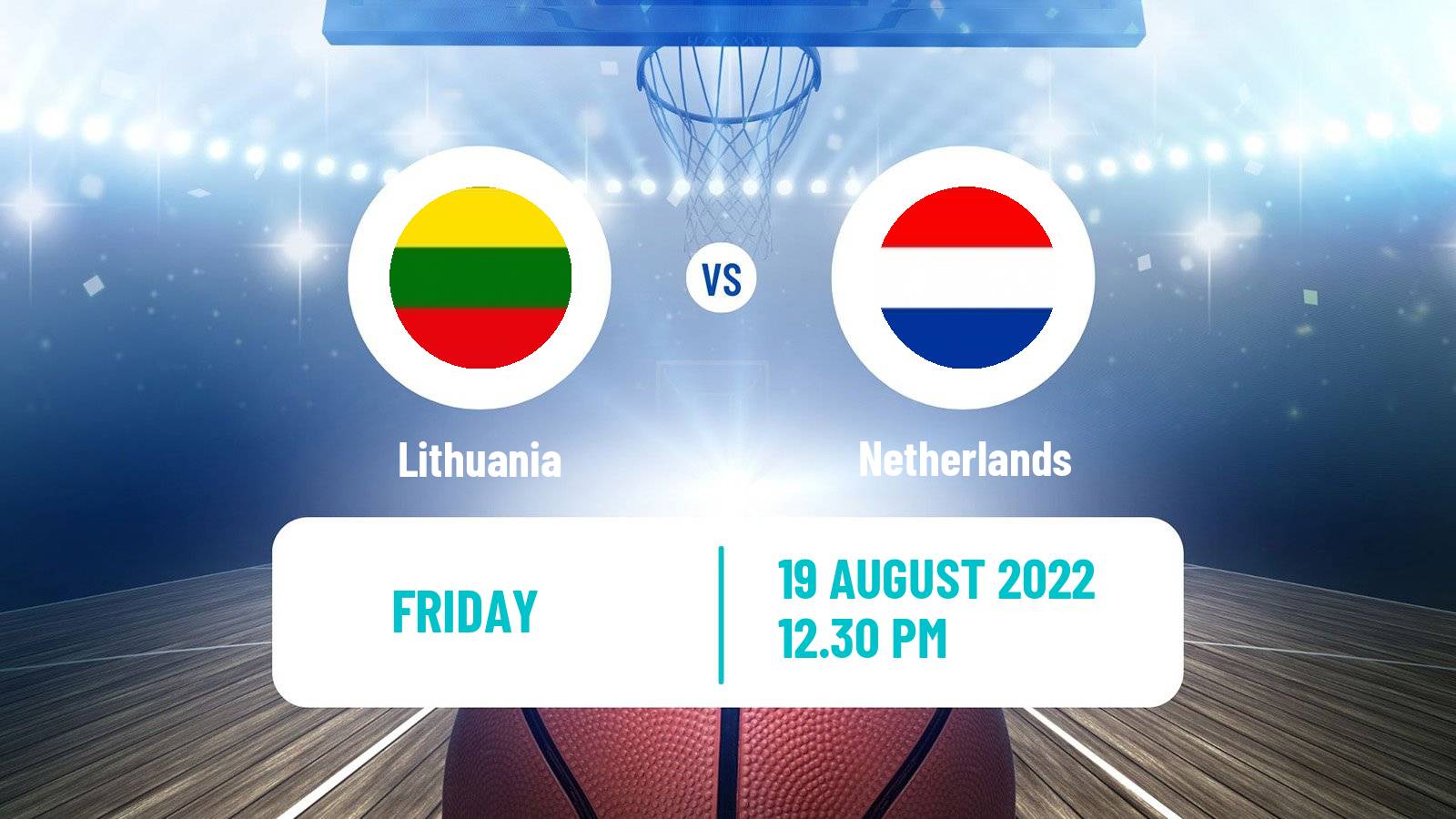 Basketball Friendly International Basketball Lithuania - Netherlands