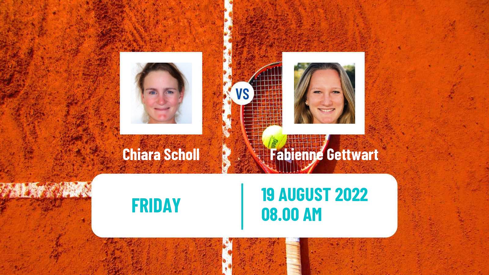 Tennis ITF Tournaments Chiara Scholl - Fabienne Gettwart