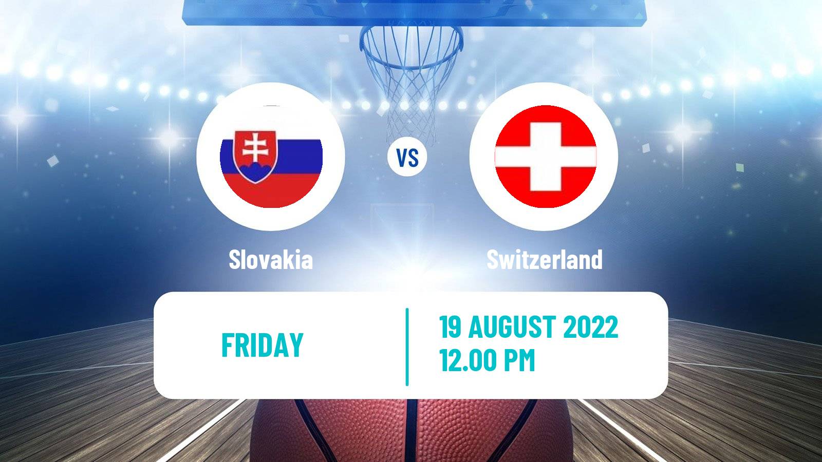 Basketball Friendly International Basketball Slovakia - Switzerland