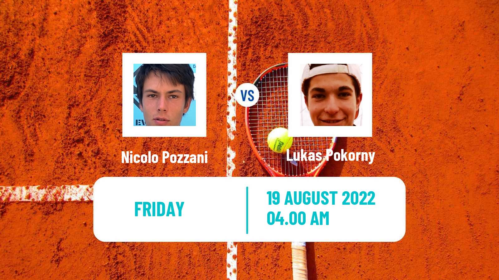 Tennis ITF Tournaments Nicolo Pozzani - Lukas Pokorny