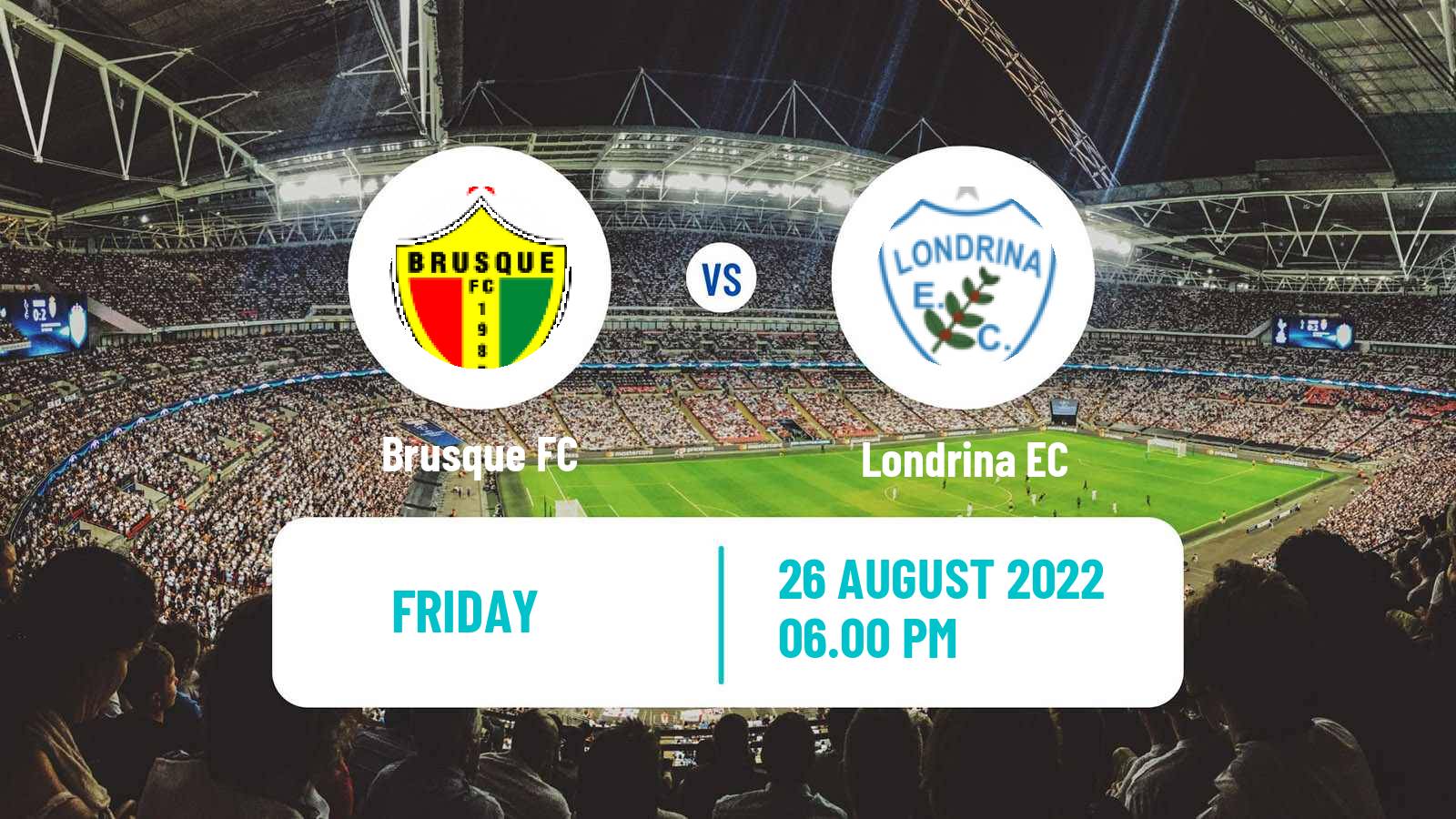 Soccer Brazilian Serie B Brusque - Londrina