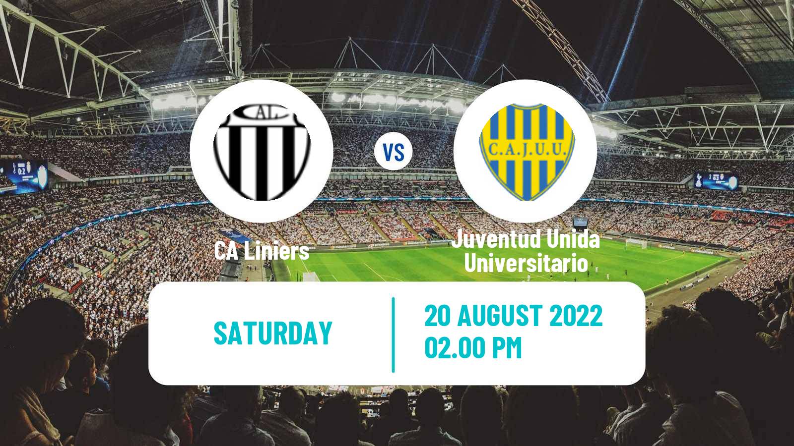 Soccer Argentinian Torneo Federal CA Liniers - Juventud Unida Universitario