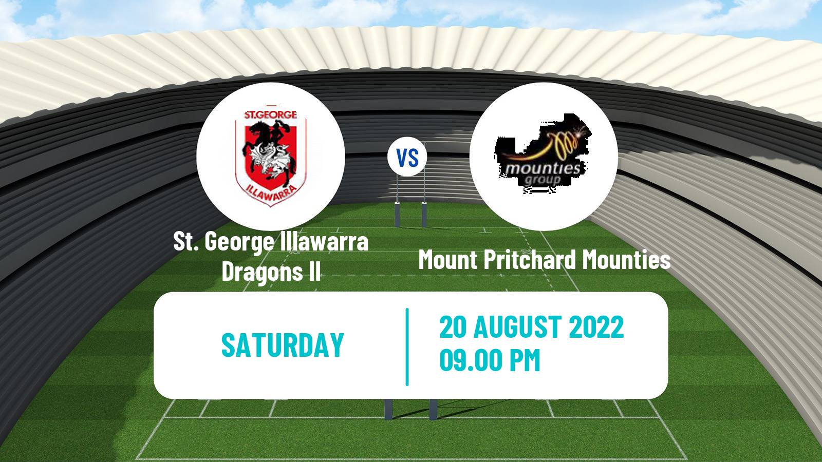 Rugby league Australian NSW Cup St. George Illawarra Dragons II - Mount Pritchard Mounties