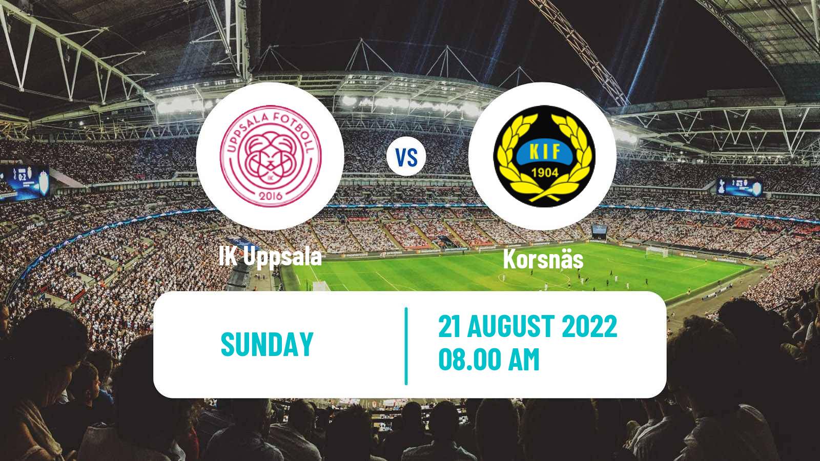 Soccer Swedish Division 2 - Norra Svealand Uppsala - Korsnäs