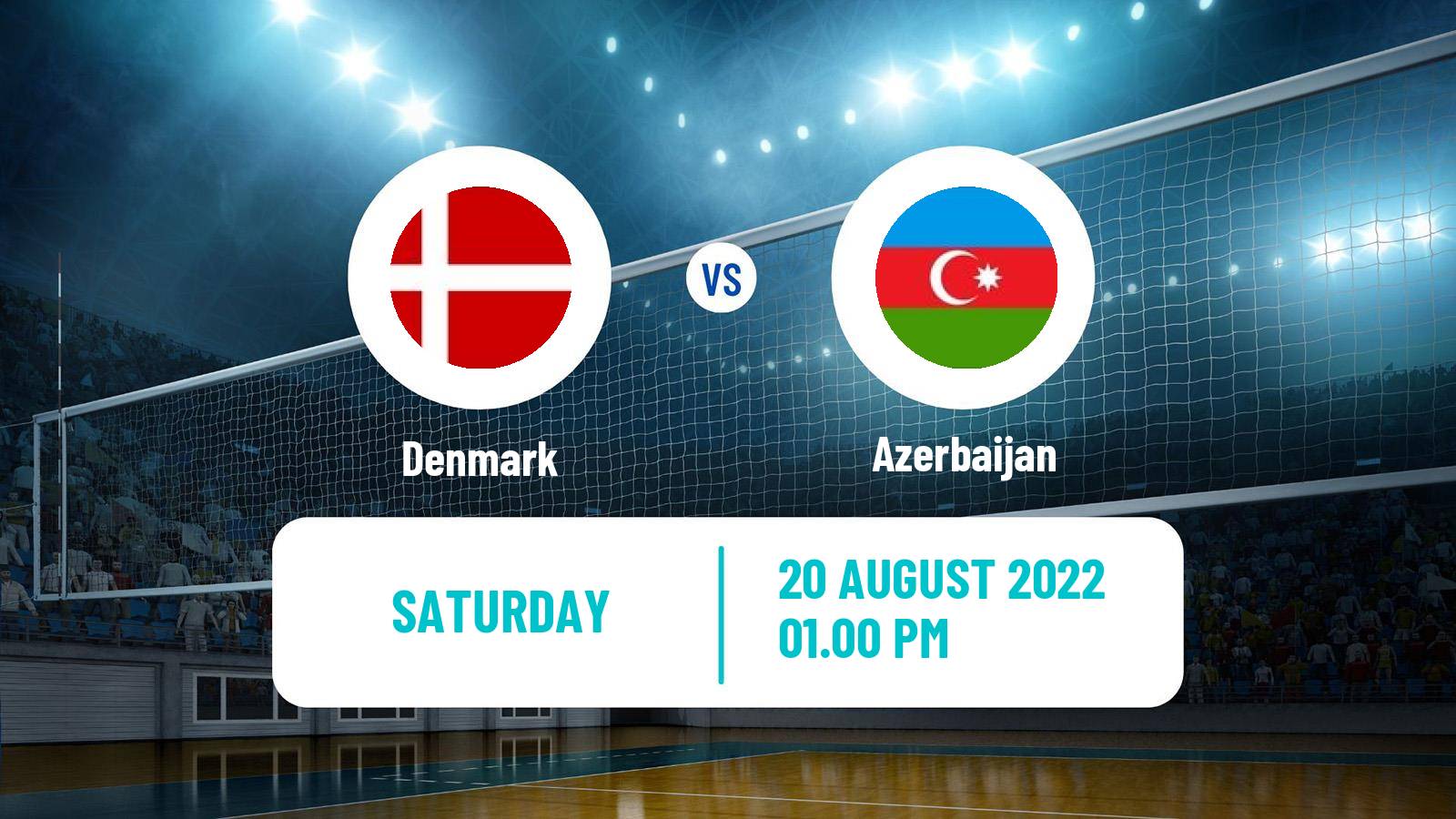 Volleyball European Championships Volleyball Denmark - Azerbaijan