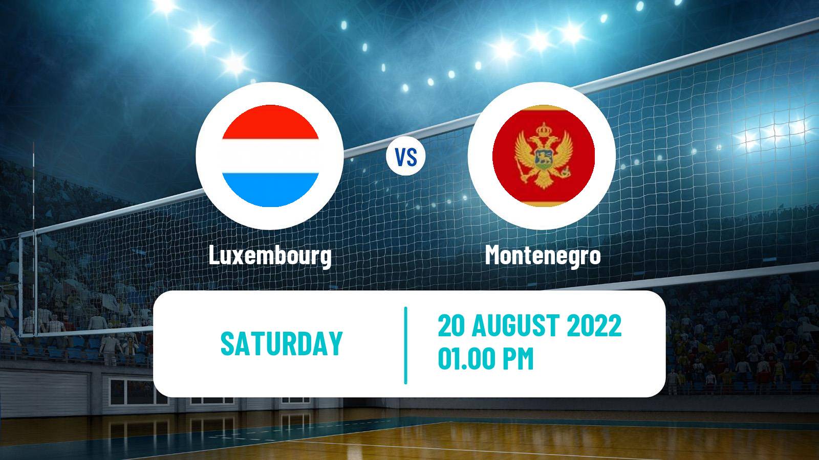 Volleyball European Championships Volleyball Luxembourg - Montenegro