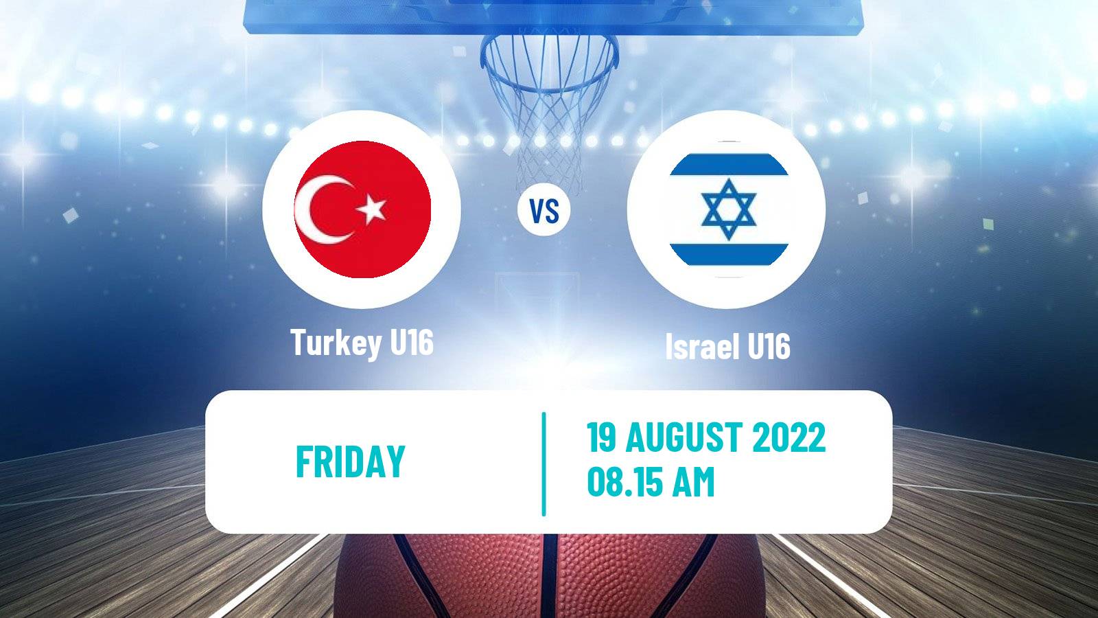 Basketball EuroBasket U16 Turkey U16 - Israel U16