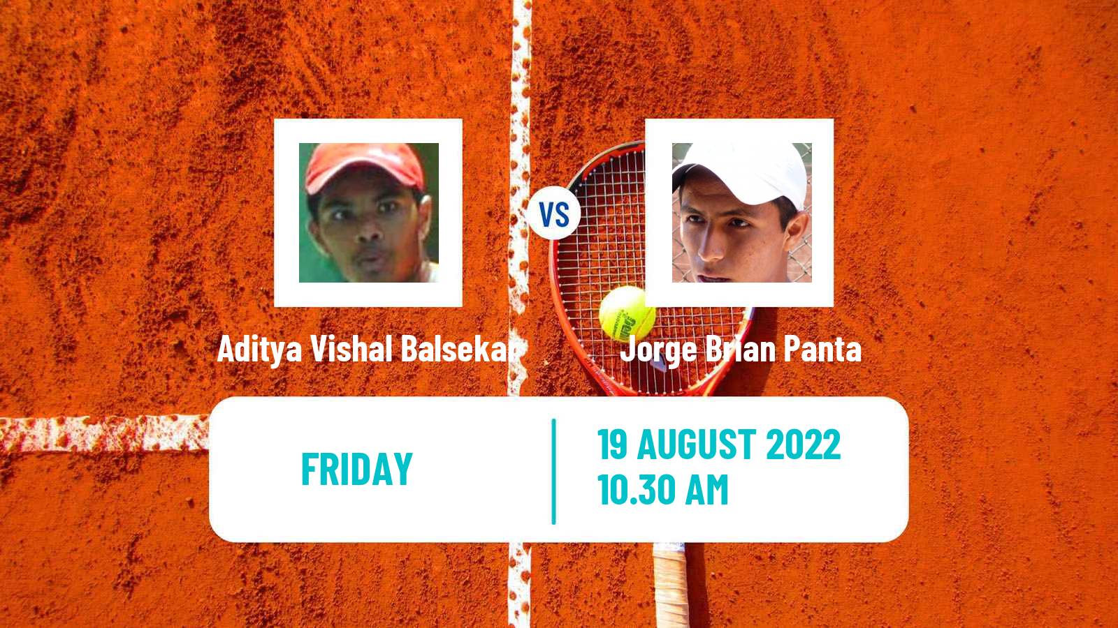 Tennis ITF Tournaments Aditya Vishal Balsekar - Jorge Brian Panta