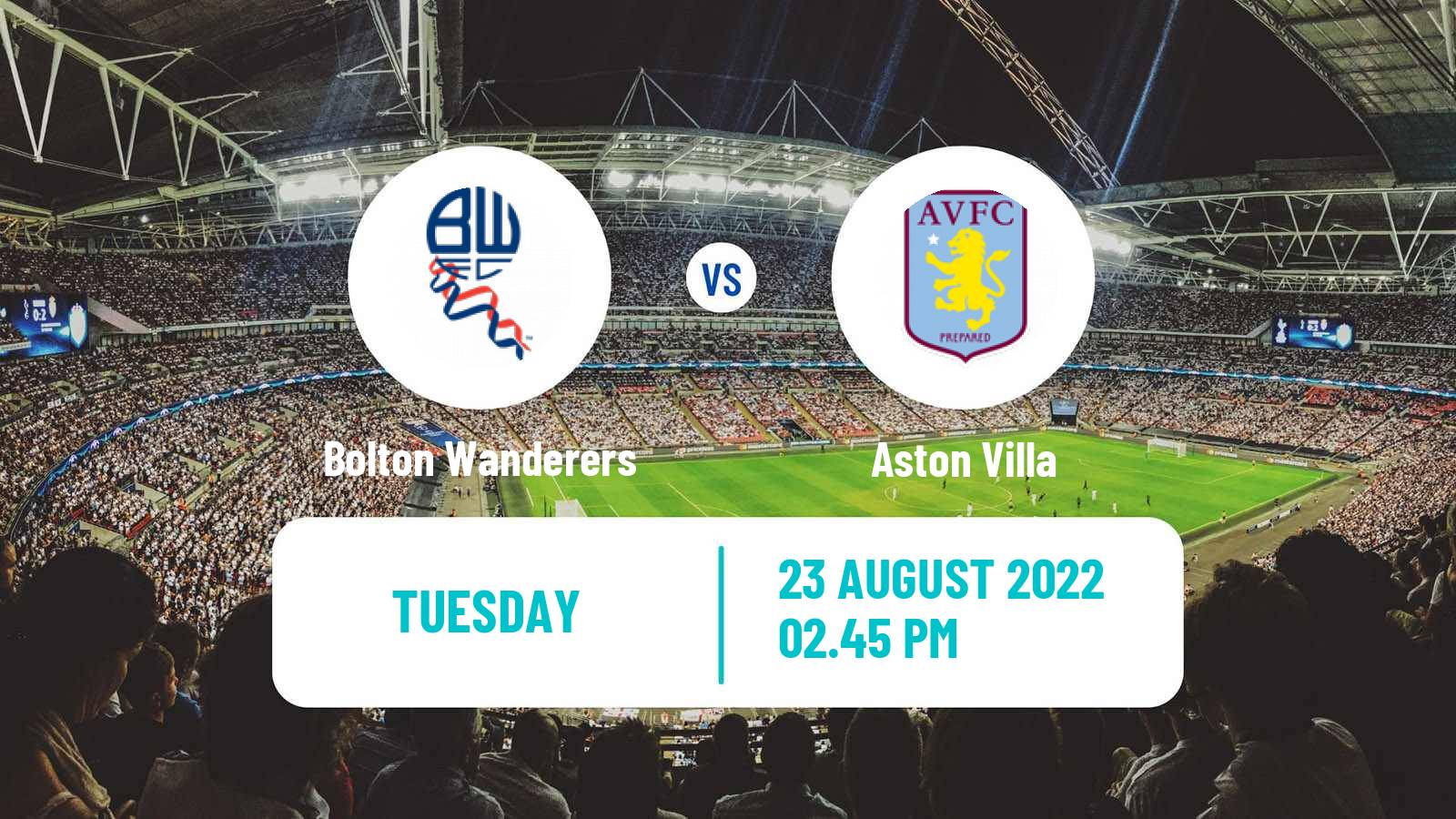 Soccer English League Cup Bolton Wanderers - Aston Villa