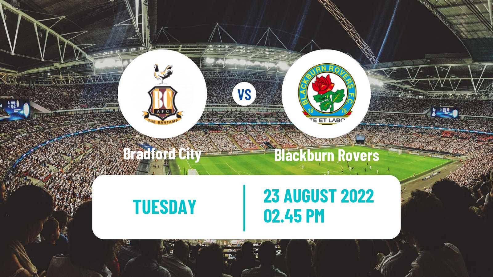 Soccer English League Cup Bradford City - Blackburn Rovers