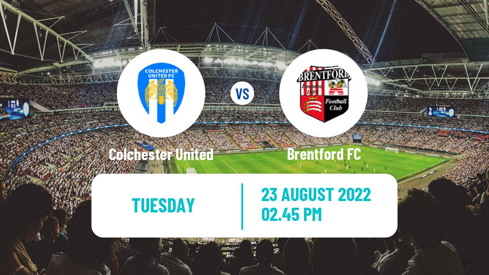 Soccer English League Cup Colchester United - Brentford