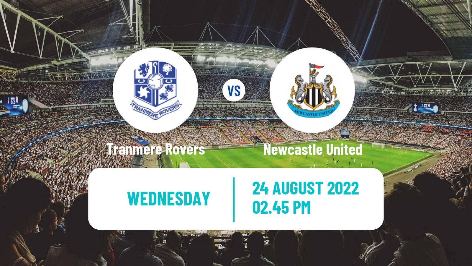 Soccer English League Cup Tranmere Rovers - Newcastle United