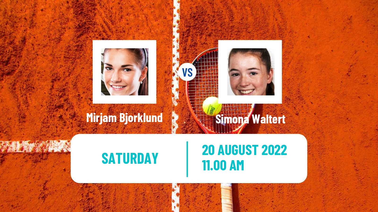 Tennis ITF Tournaments Mirjam Bjorklund - Simona Waltert