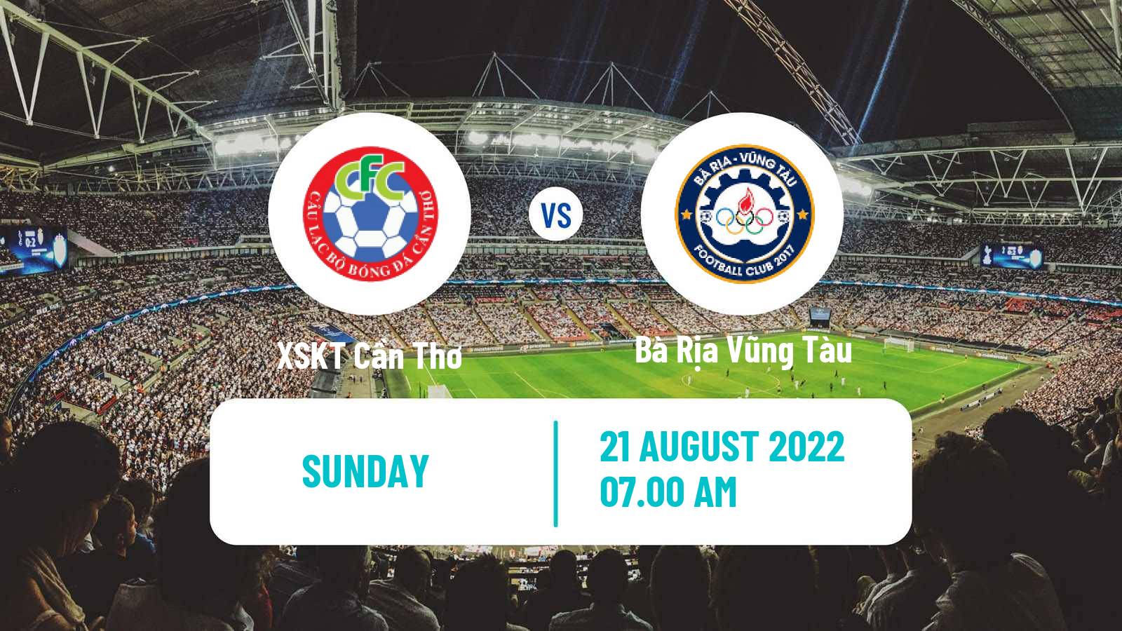 Soccer Vietnamese V League 2 XSKT Cần Thơ - Bà Rịa Vũng Tàu