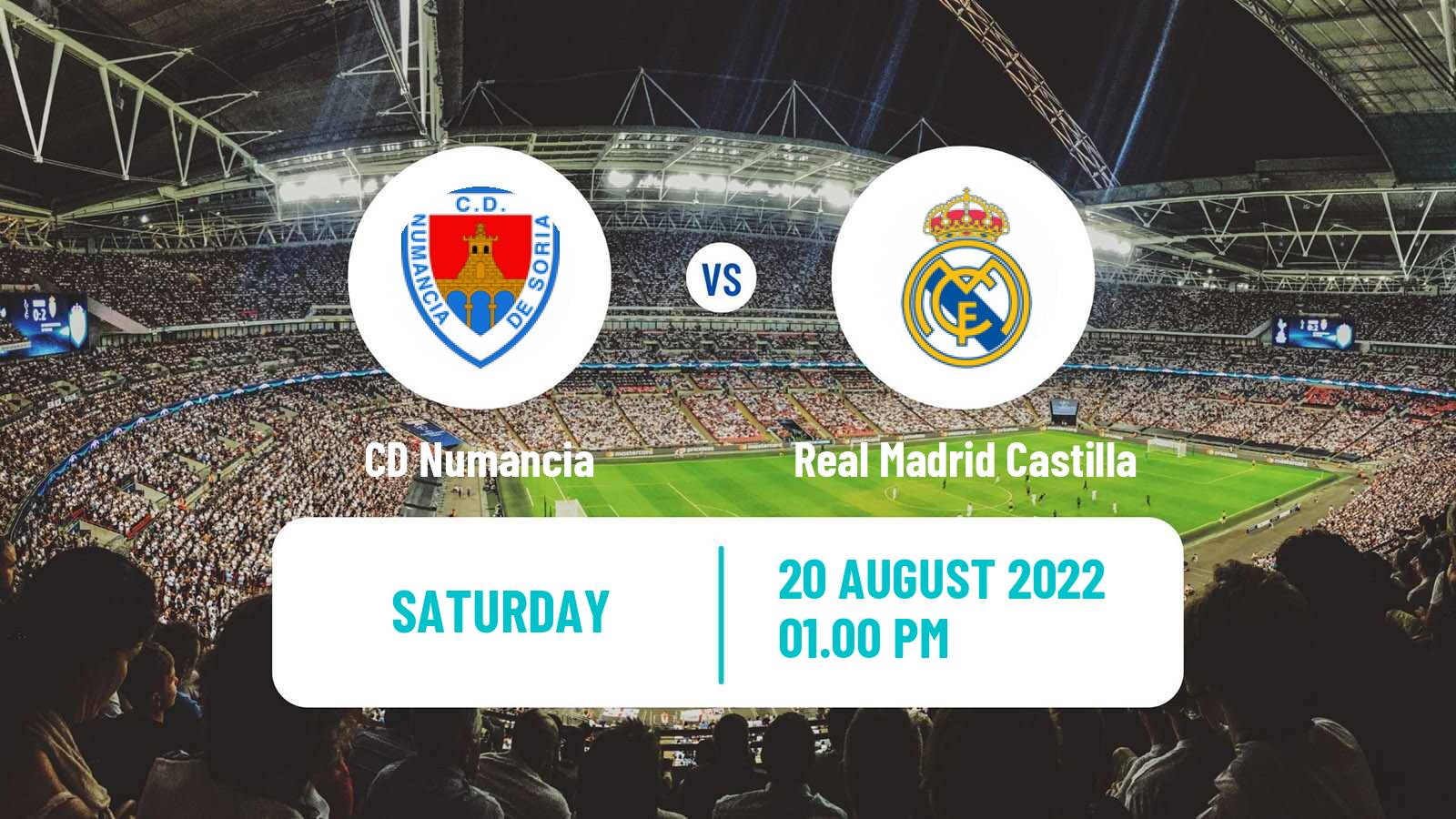 Soccer Club Friendly Numancia - Real Madrid Castilla