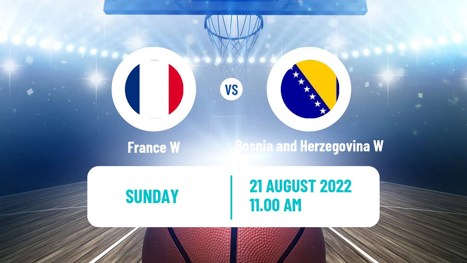 Basketball Friendly International Basketball Women France W - Bosnia and Herzegovina W