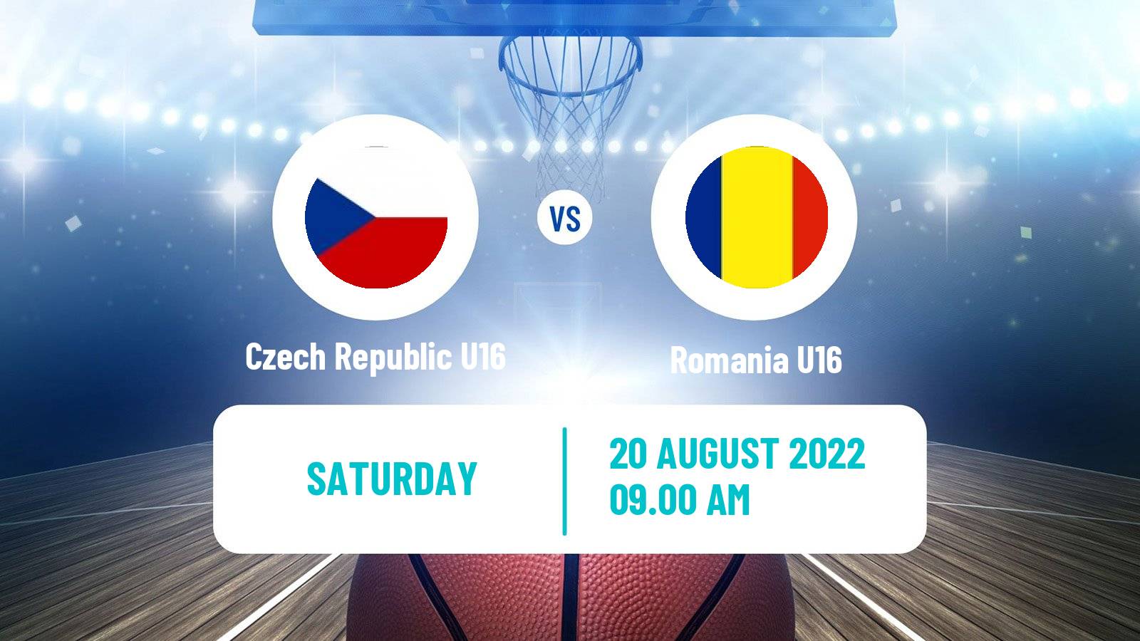 Basketball EuroBasket U16 B Czech Republic U16 - Romania U16