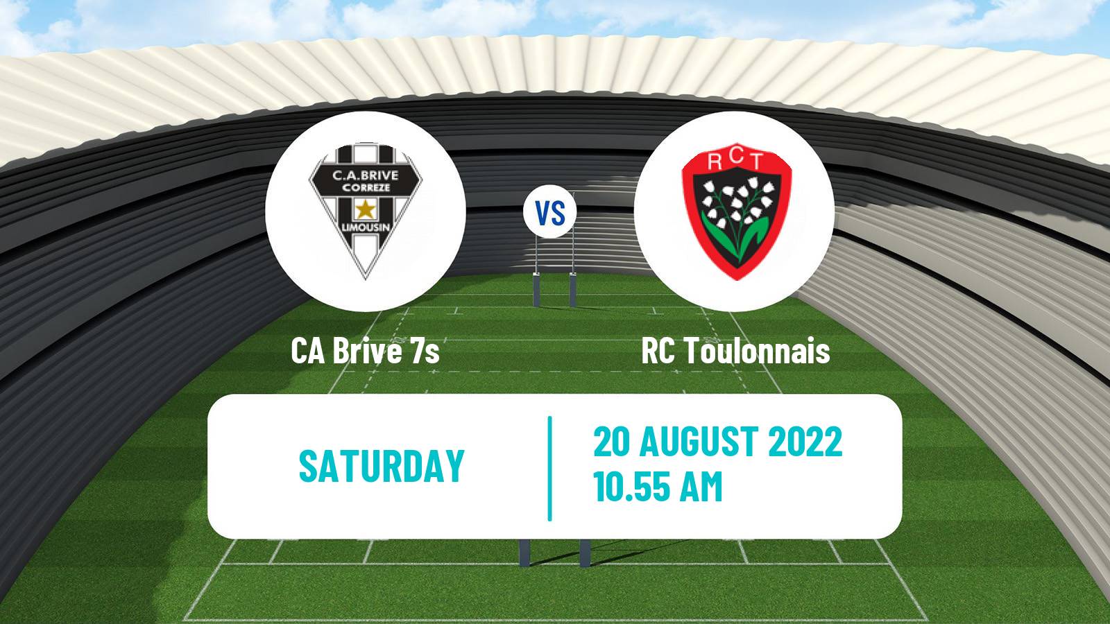 Rugby union French Supersevens 2 CA Brive - RC Toulonnais