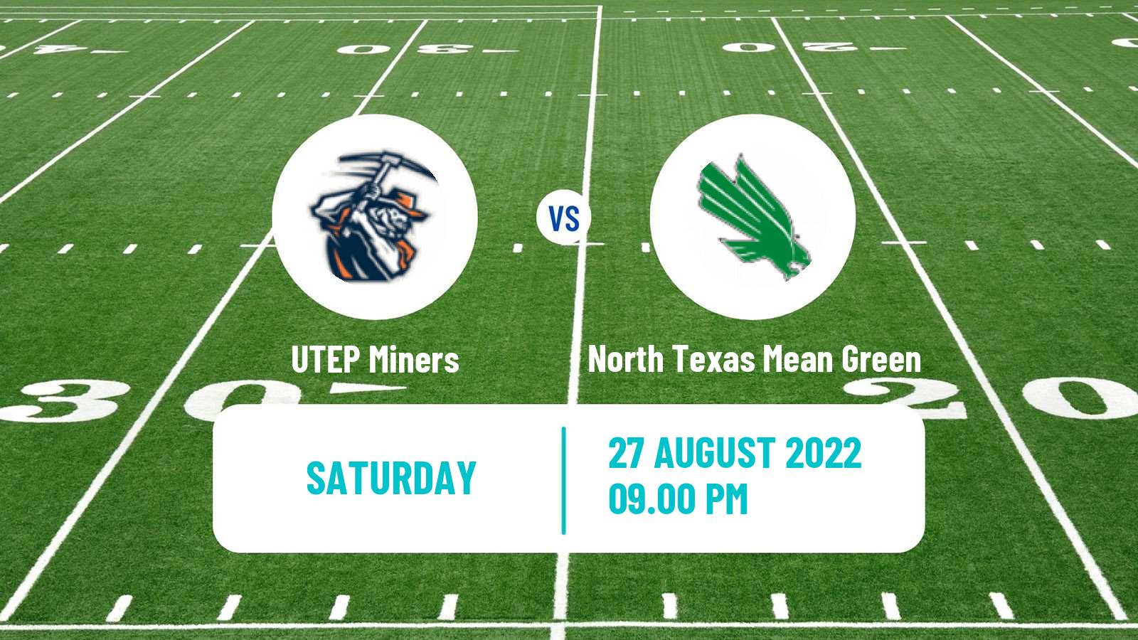 American football NCAA College Football UTEP Miners - North Texas Mean Green