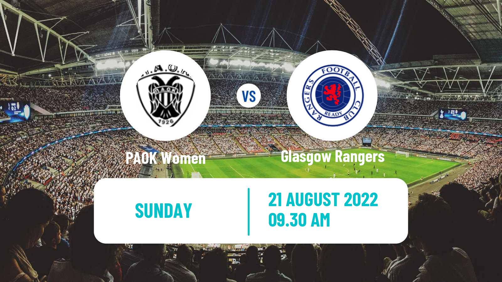 Soccer UEFA Champions League Women PAOK - Glasgow Rangers