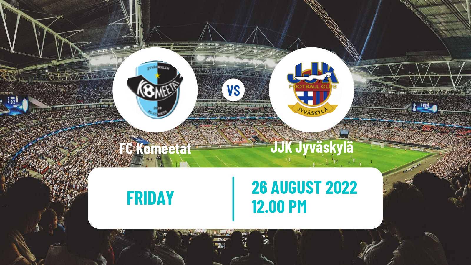 Soccer Finnish Kakkonen Group C Komeetat - JJK Jyväskylä