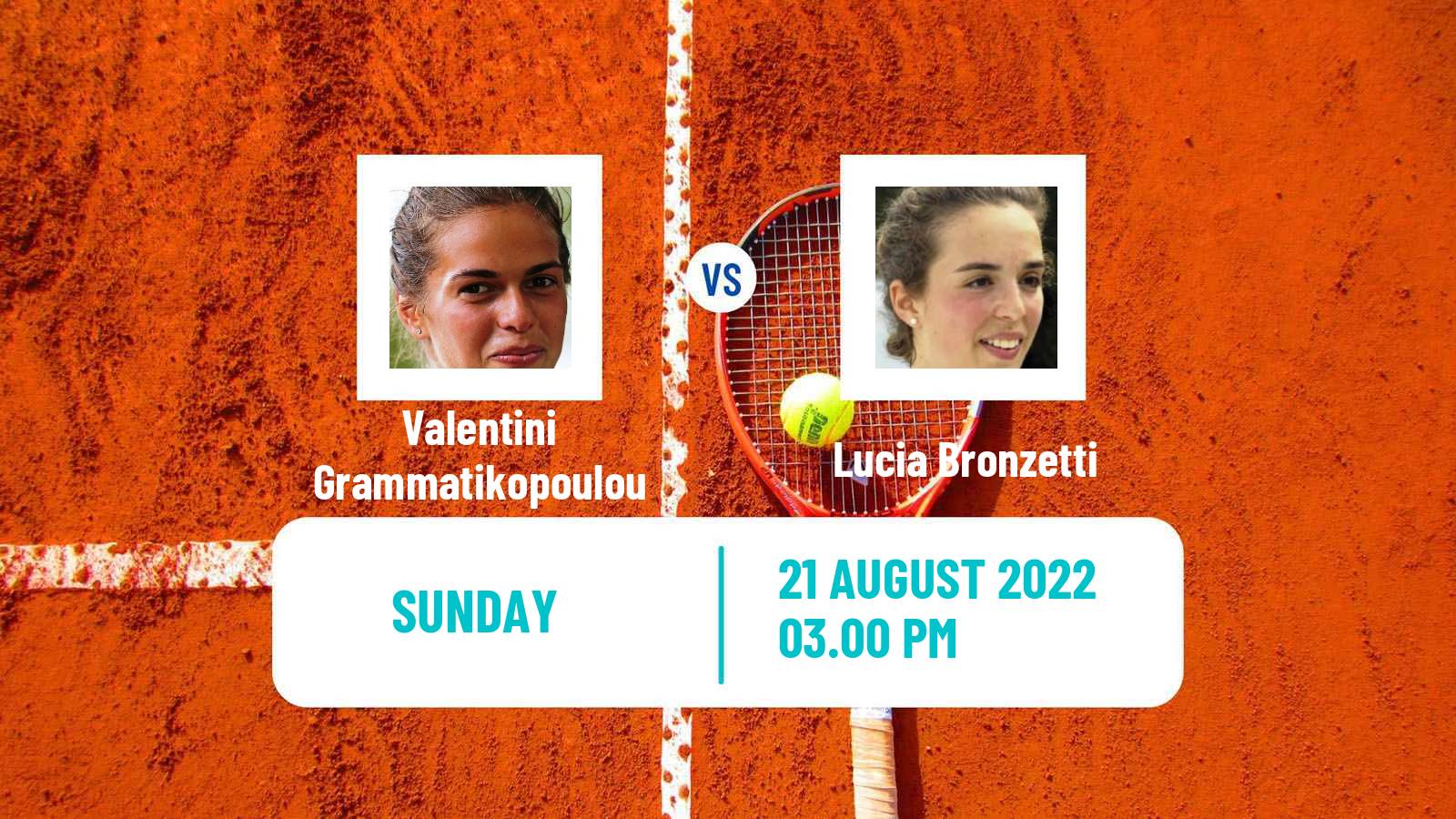 Tennis ATP Challenger Valentini Grammatikopoulou - Lucia Bronzetti