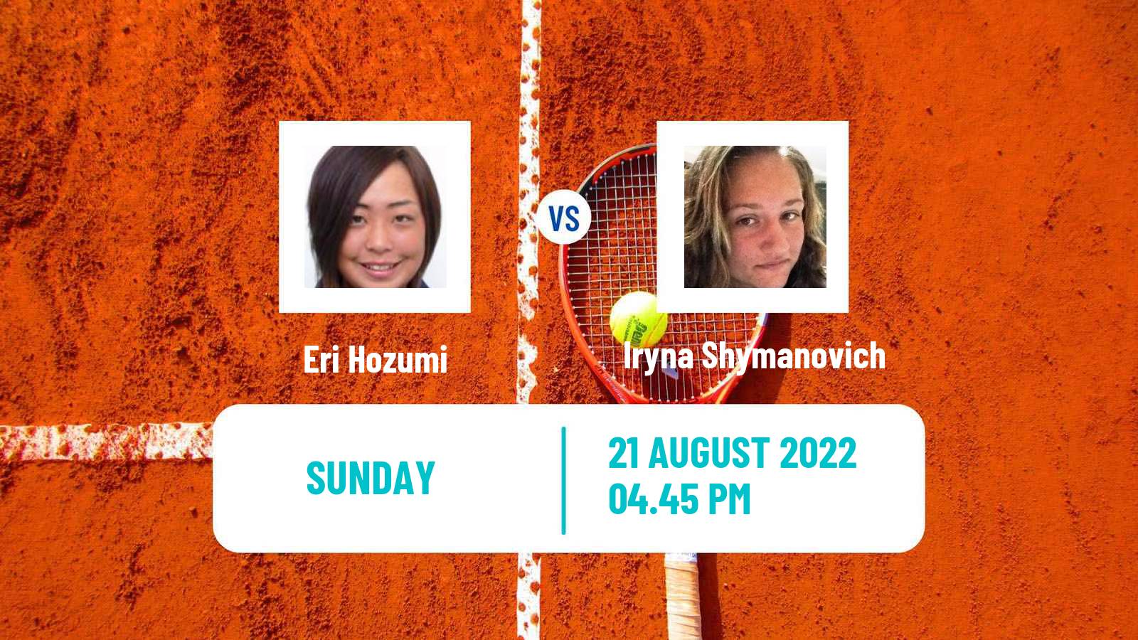 Tennis WTA Cleveland Eri Hozumi - Iryna Shymanovich