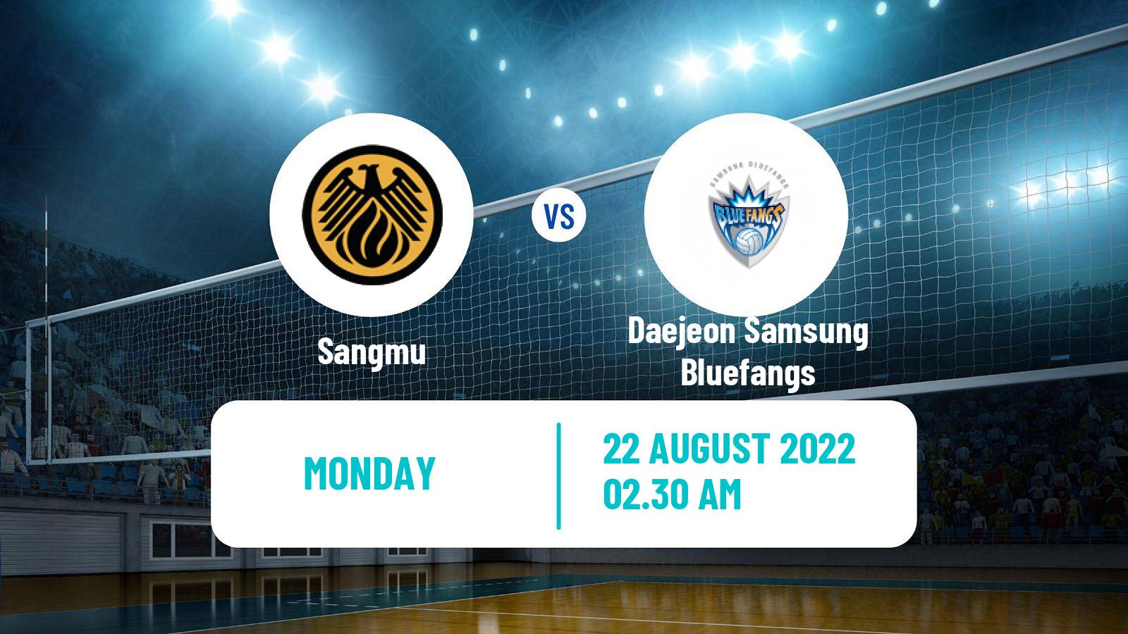 Volleyball South Korean KOVO Cup Volleyball Sangmu - Daejeon Samsung Bluefangs