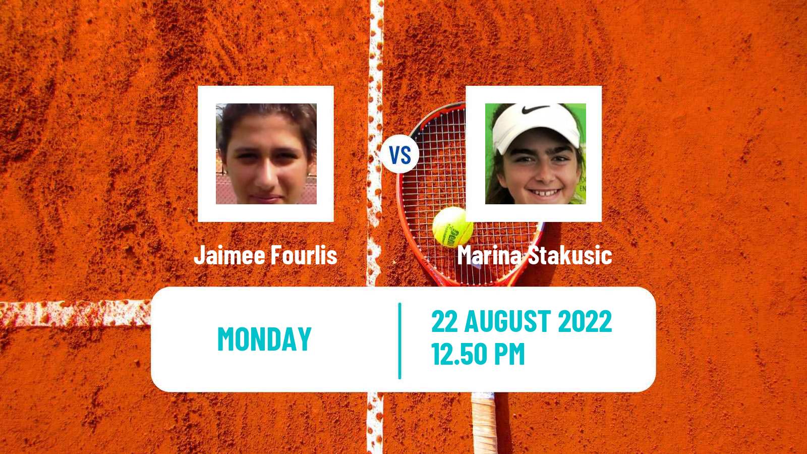 Tennis WTA Granby Jaimee Fourlis - Marina Stakusic