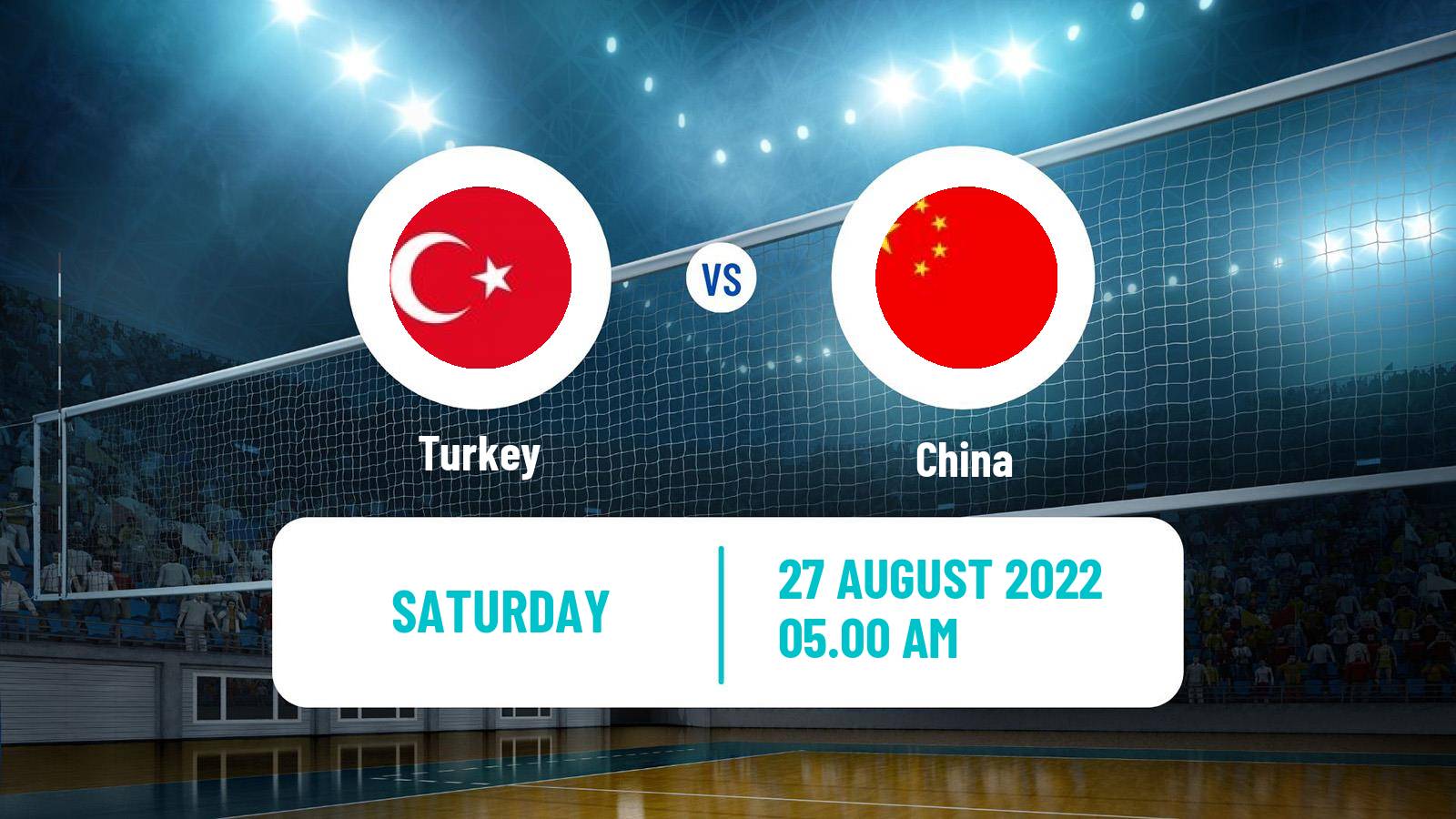 Volleyball World Championship Volleyball Turkey - China
