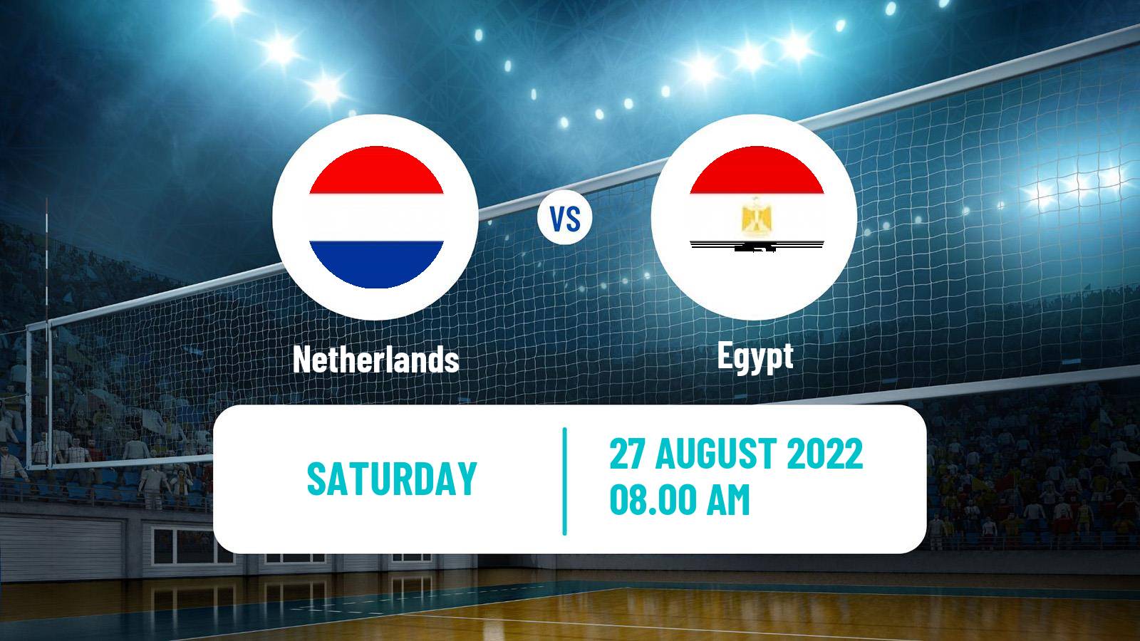 Volleyball World Championship Volleyball Netherlands - Egypt