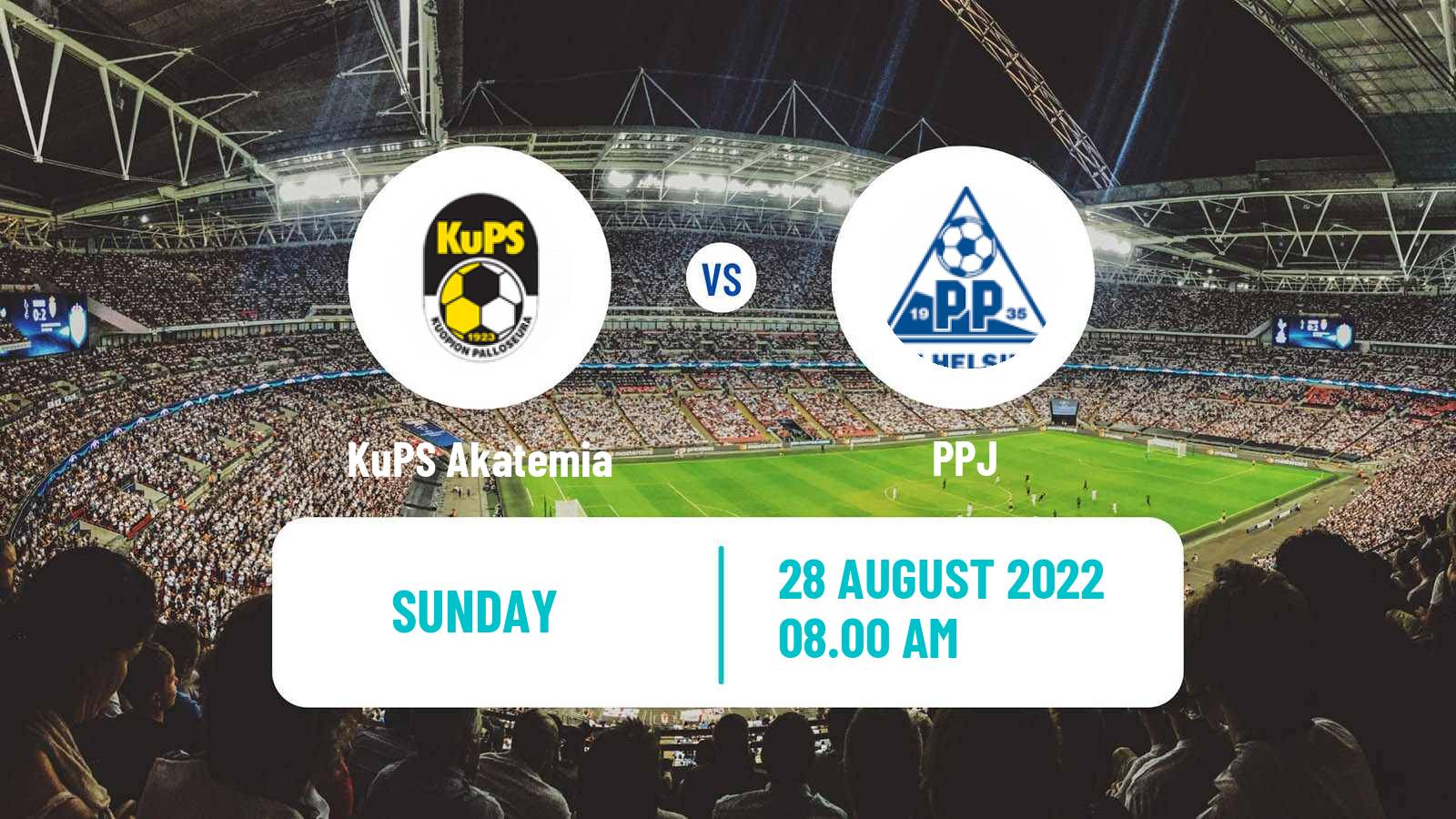 Soccer Finnish Kakkonen Group A KuPS Akatemia - PPJ