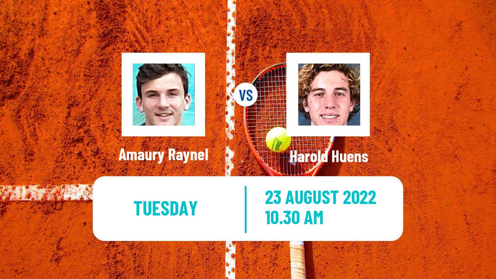 Tennis ITF Tournaments Amaury Raynel - Harold Huens