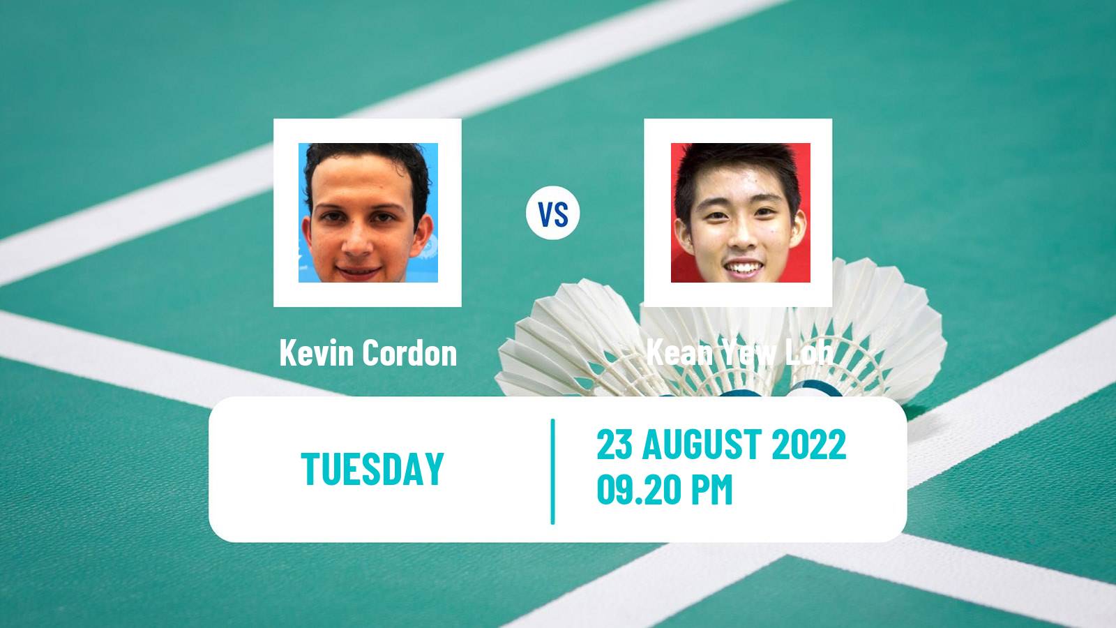 Badminton Badminton Kevin Cordon - Kean Yew Loh