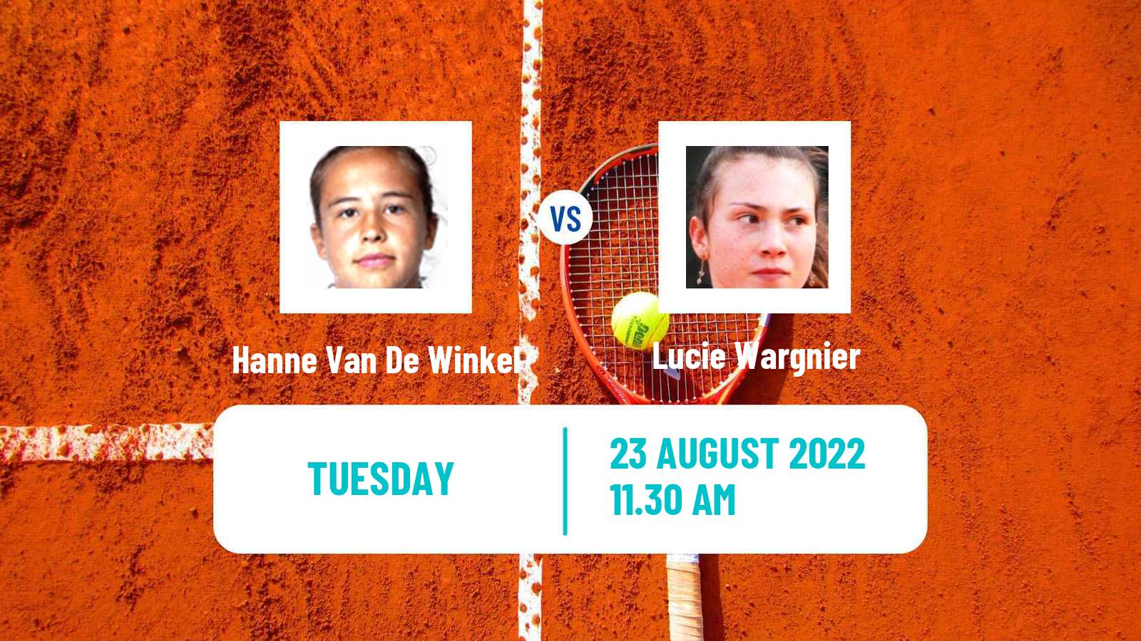 Tennis ITF Tournaments Hanne Van De Winkel - Lucie Wargnier