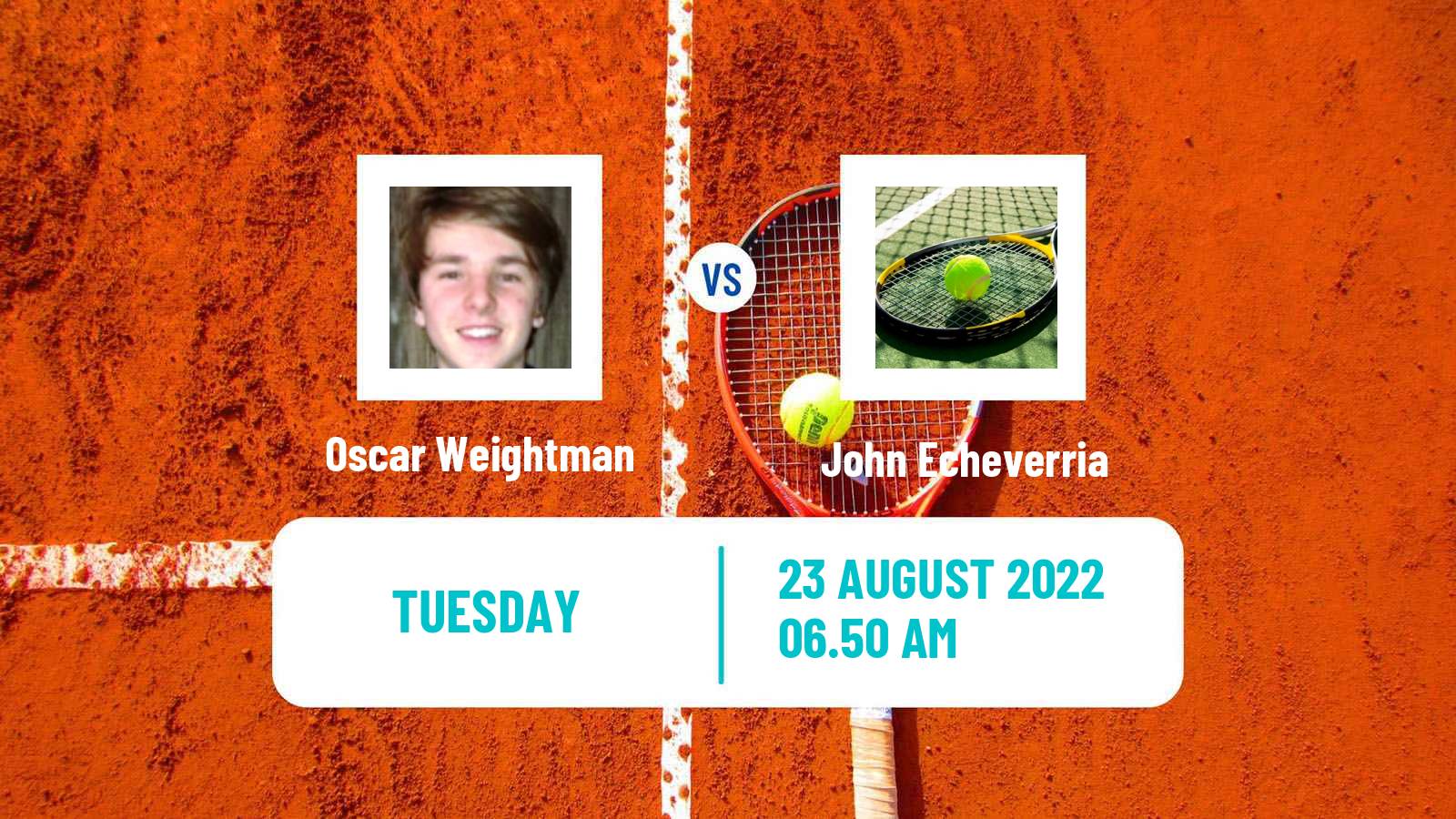Tennis ITF Tournaments Oscar Weightman - John Echeverria
