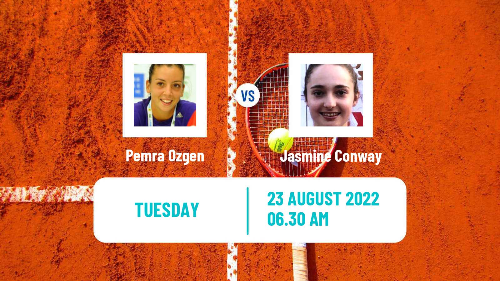 Tennis ITF Tournaments Pemra Ozgen - Jasmine Conway
