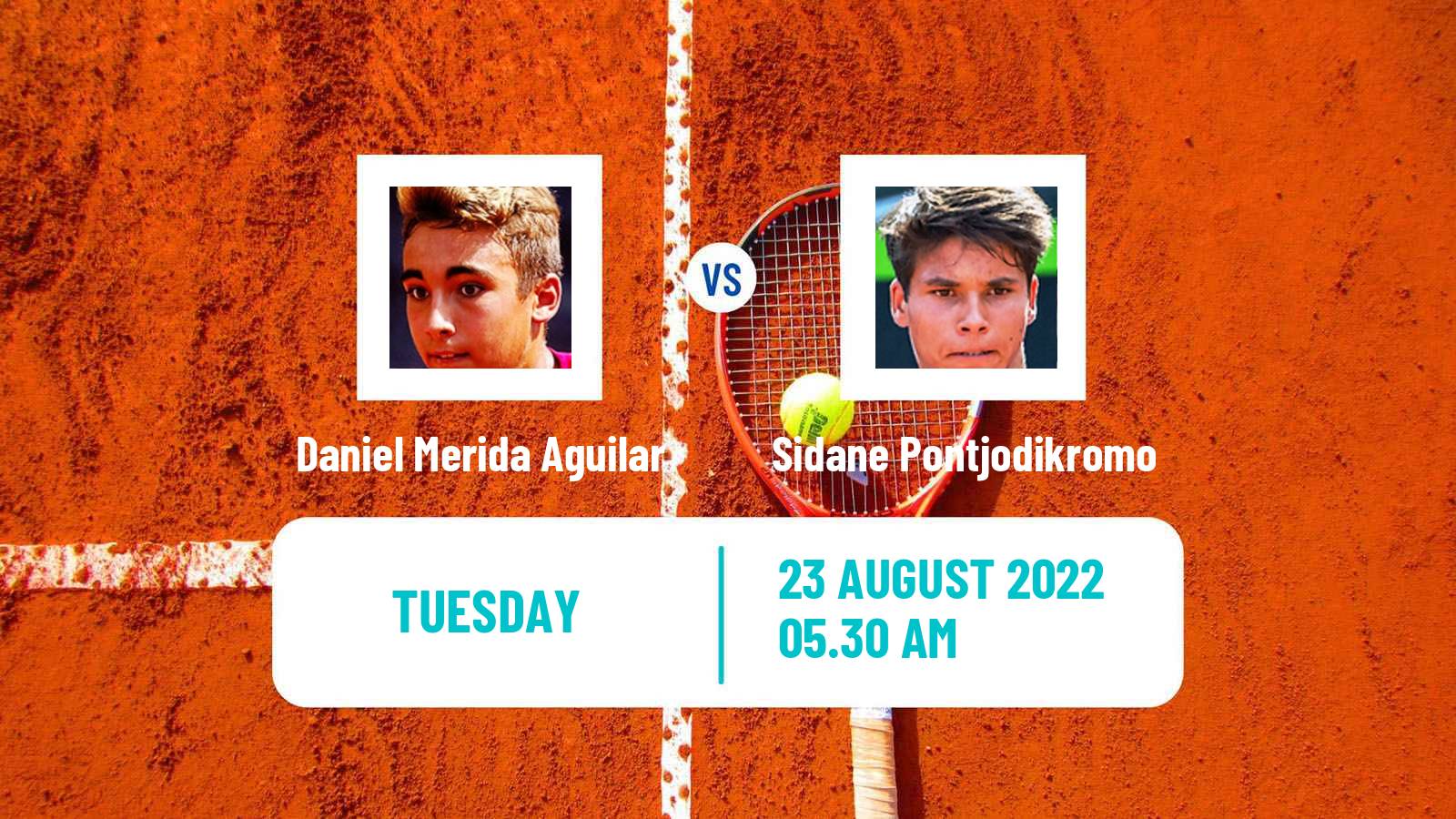 Tennis ITF Tournaments Daniel Merida Aguilar - Sidane Pontjodikromo