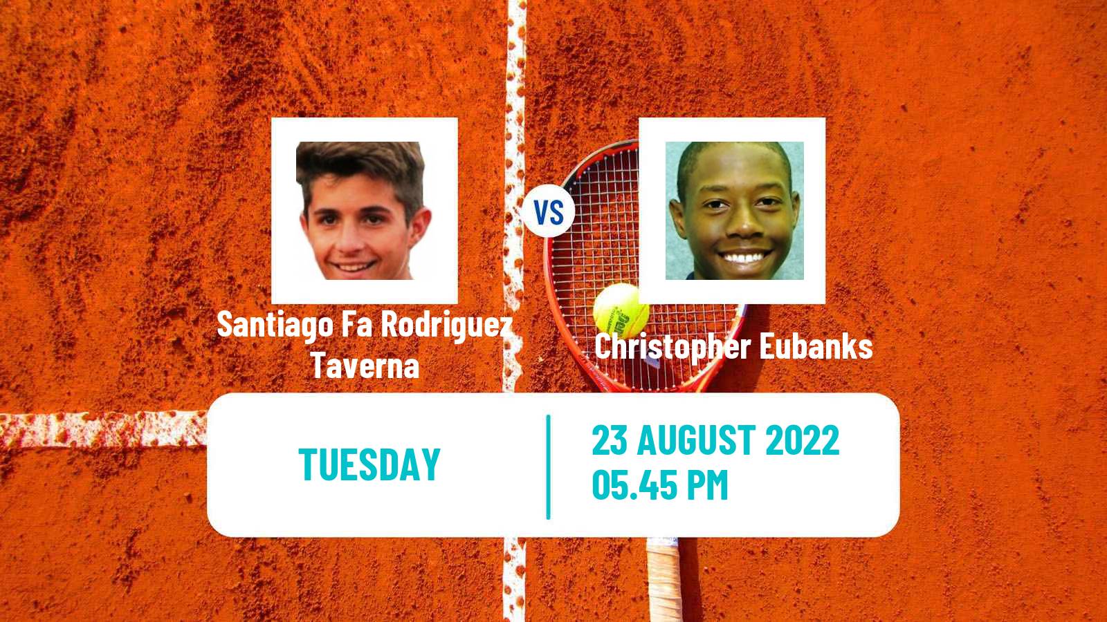Tennis ATP US Open Santiago Fa Rodriguez Taverna - Christopher Eubanks
