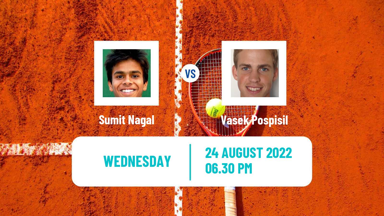 Tennis ATP US Open Sumit Nagal - Vasek Pospisil