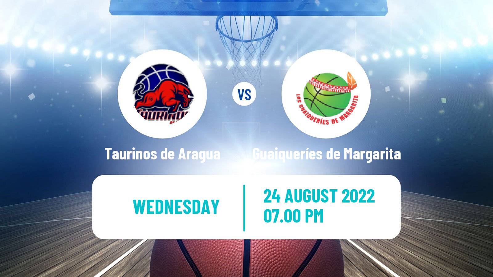 Basketball Venezuelan Superliga Basketball Taurinos de Aragua - Guaiqueríes de Margarita