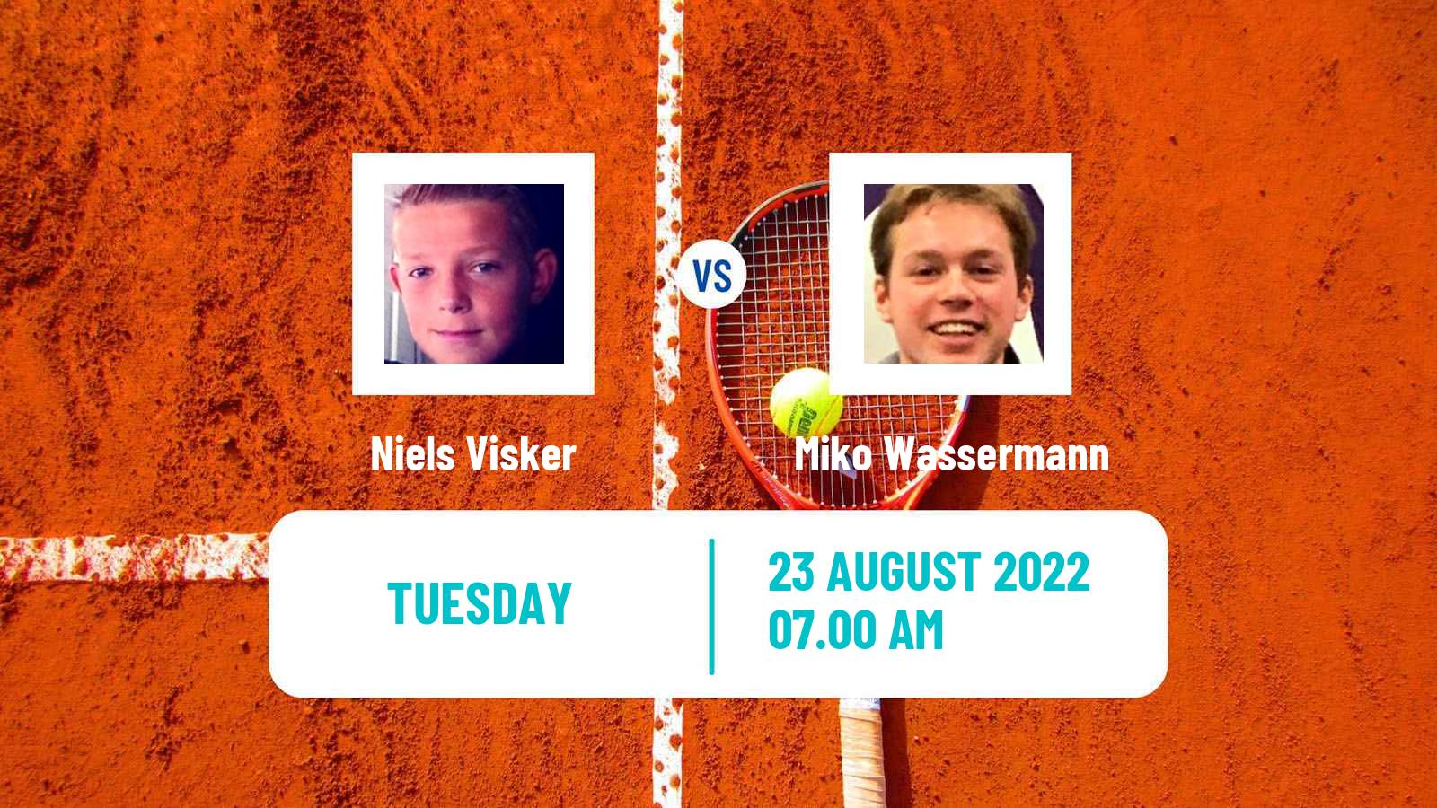 Tennis ITF Tournaments Niels Visker - Miko Wassermann
