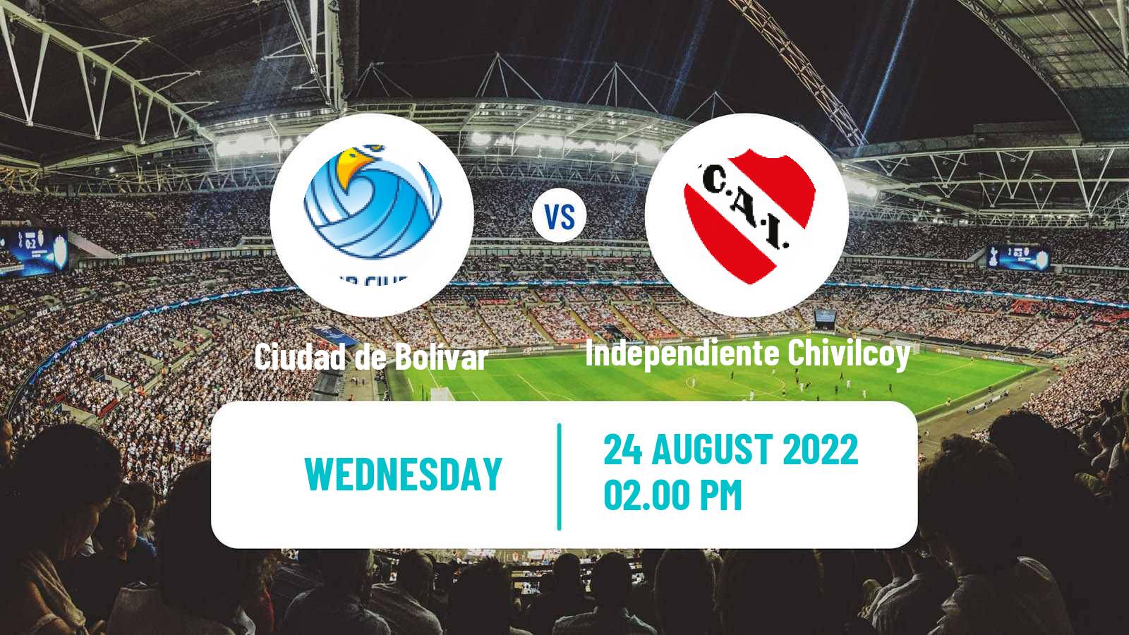 Soccer Argentinian Torneo Federal Ciudad de Bolívar - Independiente Chivilcoy
