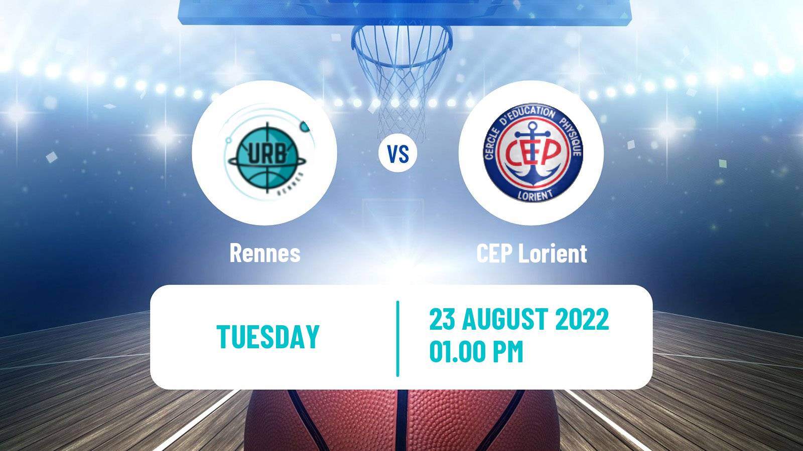 Basketball Club Friendly Basketball Rennes - CEP Lorient