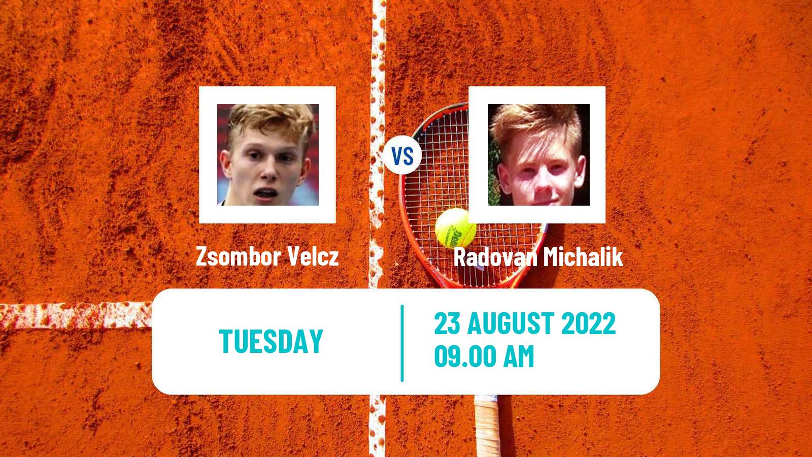 Tennis ITF Tournaments Zsombor Velcz - Radovan Michalik