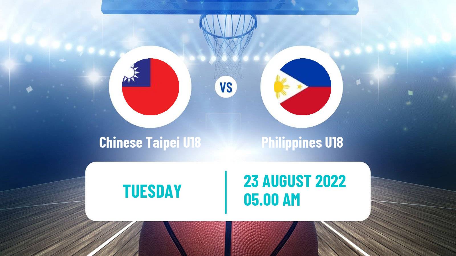 Basketball Asia Championship U18 Basketball Chinese Taipei U18 - Philippines U18