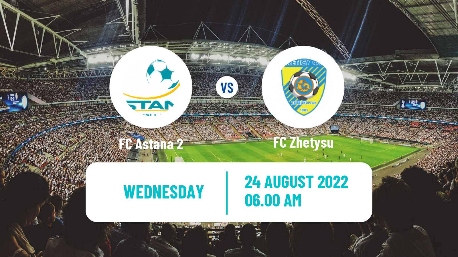 Soccer Kazakh First Division Astana 2 - Zhetysu
