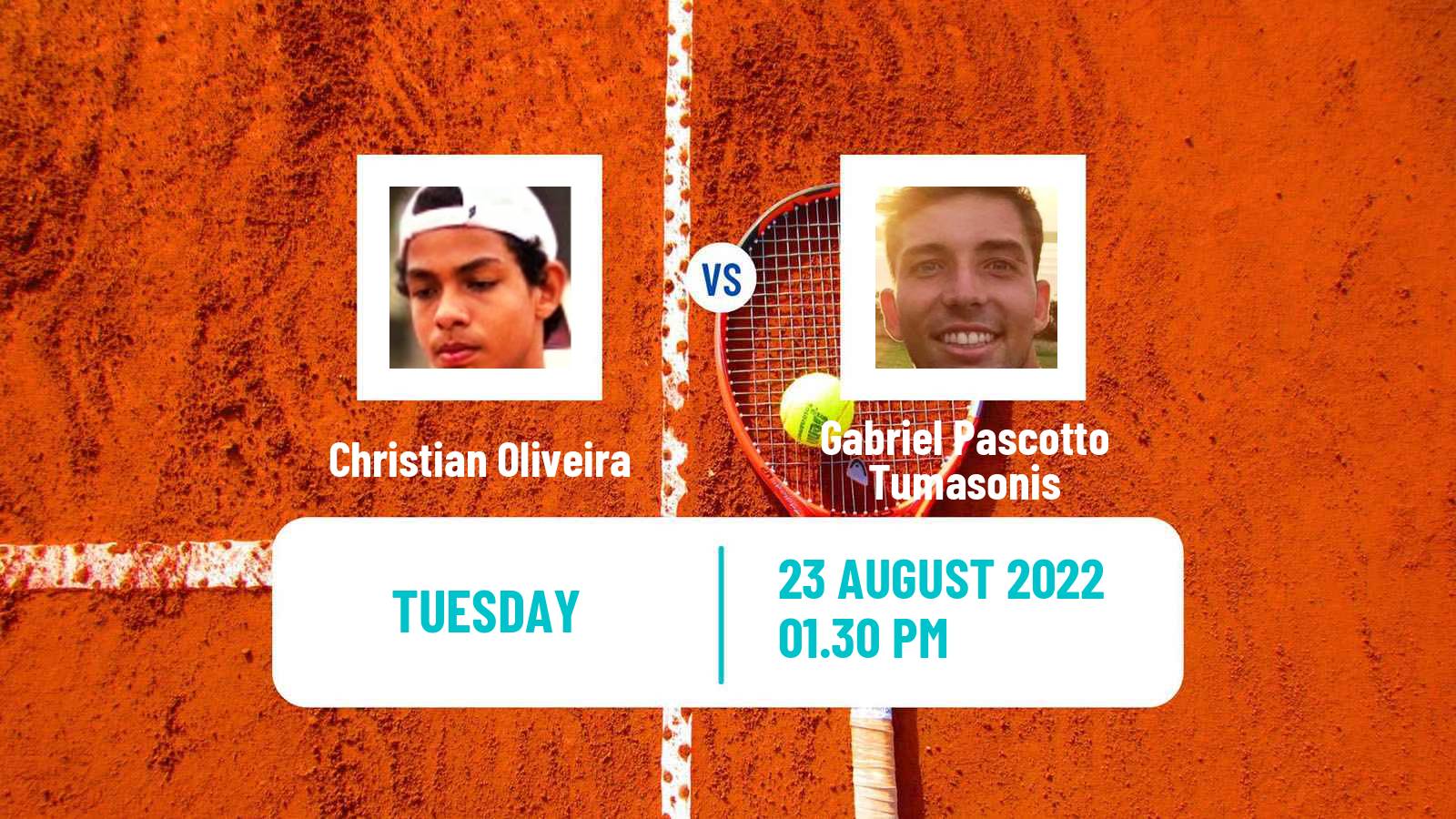 Tennis ITF Tournaments Christian Oliveira - Gabriel Pascotto Tumasonis