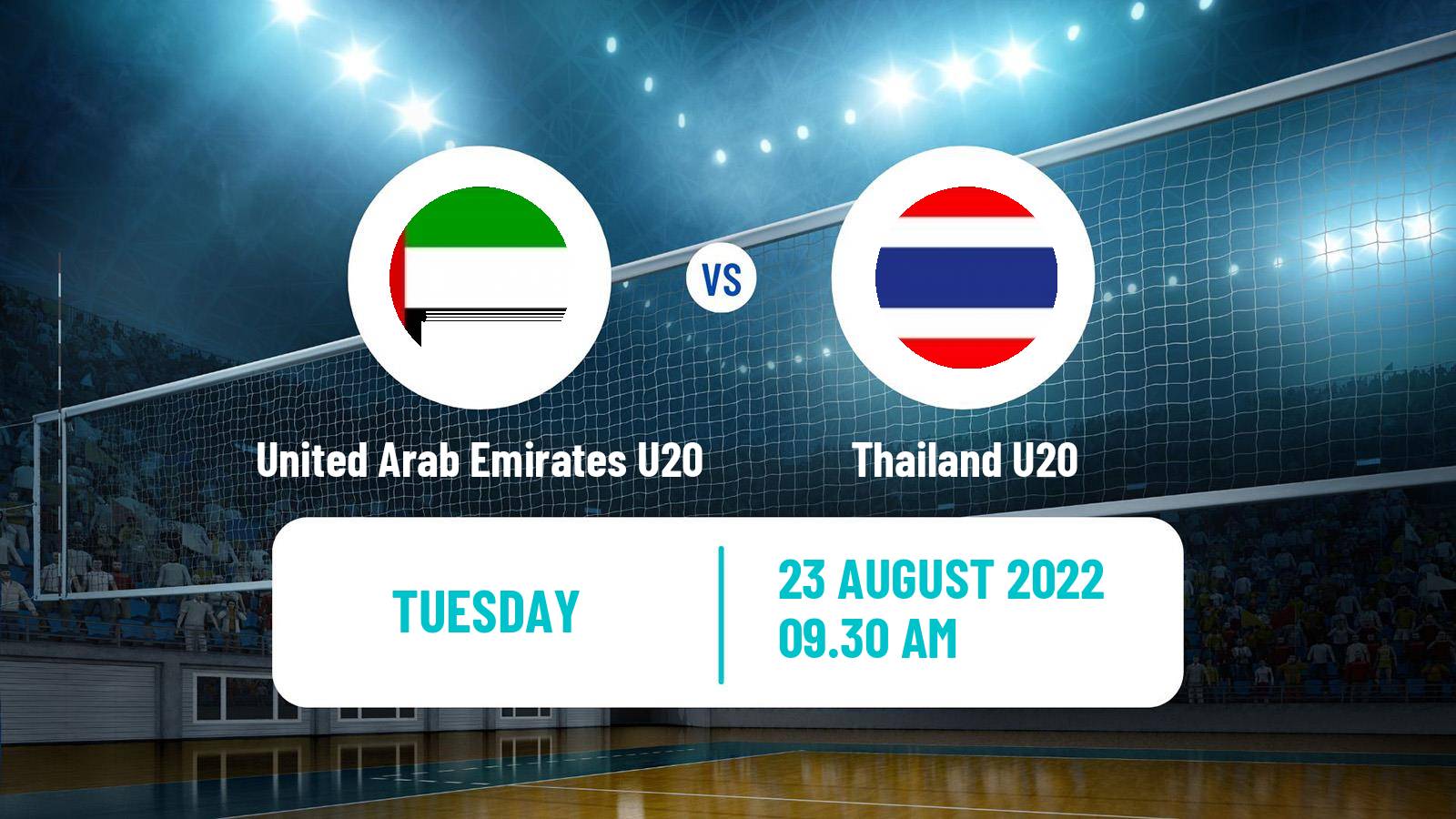 Volleyball Asian Championship U20 Volleyball United Arab Emirates U20 - Thailand U20